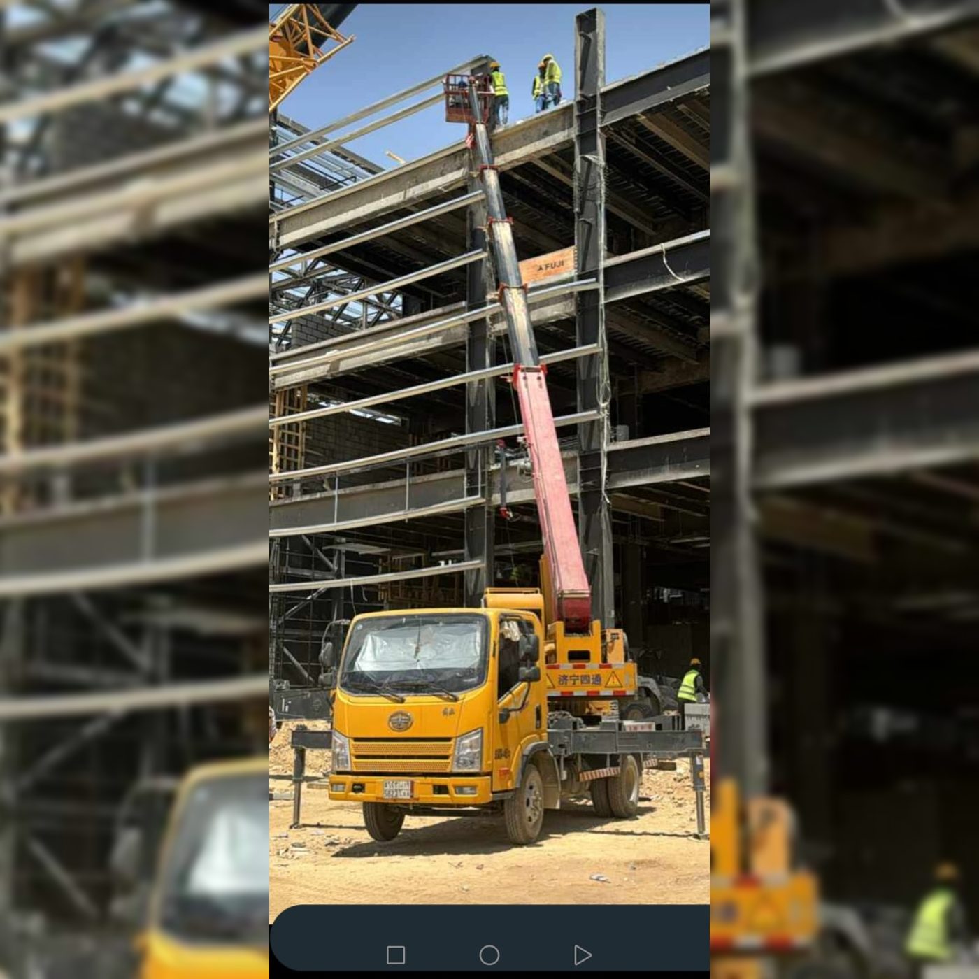 رافعة 7 طن للايجار في الدمام والمنطقة الشرقية